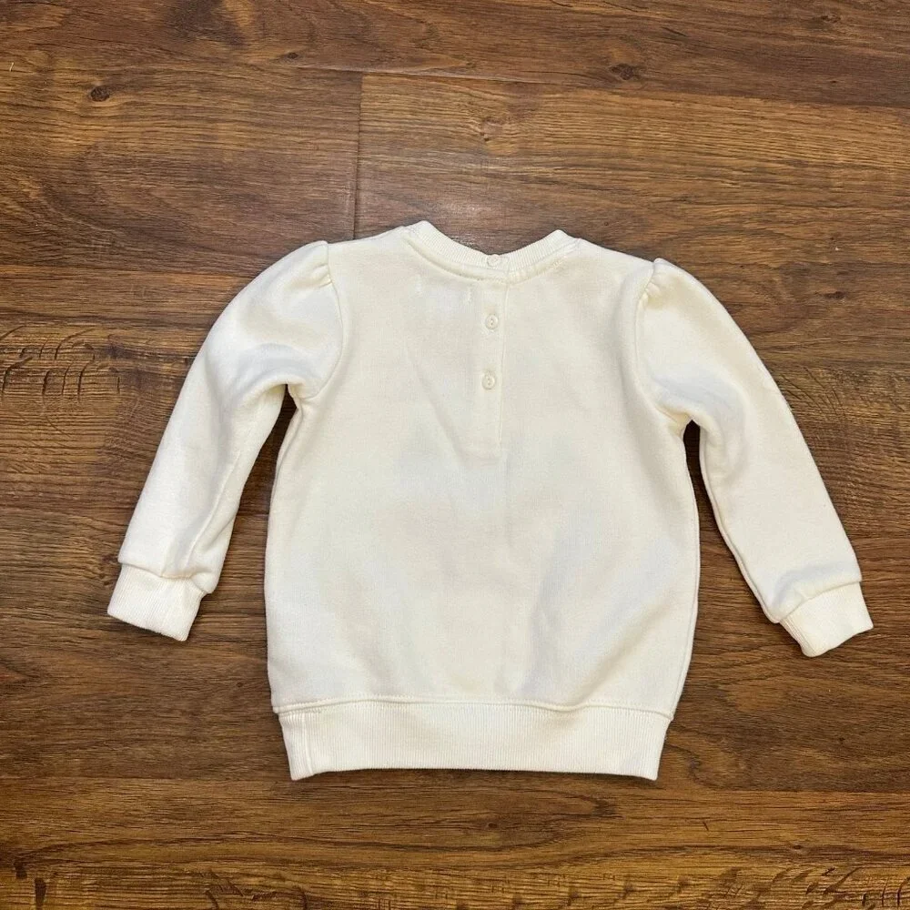 Ralph Lauren Embroidered Fleece Holiday Sweatshirt